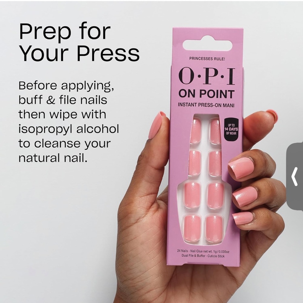 Princesses Rule! | OPI On Point Instant Press-On Mani - Light Pink - Picture 5 of 6
